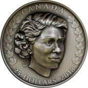 Canada 25 Dollars (Her Majesty Queen Elizabeth II) 2018 25 DOLLARS BR CANADA coin reverse Canada 25 Dollars (Her Majesty Queen Elizabeth II) 2018 25 DOLLARS BR CANADA coin reverse