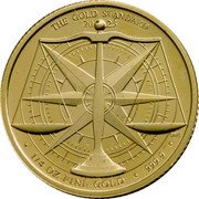 UK 25 Pounds (Charles III Gold Standard) THE GOLD STANDARD 2023 DME 1/4OZ FINE GOLD 9999 coin reverse