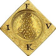 Austria 3 Ducats (Leopold I Vienna) LEOPOLD D G R I S A G H B R F I V K coin obverse Austria 3 Ducats (Leopold I Vienna) LEOPOLD D G R I S A G H B R F I V K coin obverse