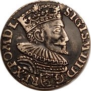Poland 3 Groschen Sigismund III 1604 K KM# 6 SIGISM III D G REX PO M D L coin obverse Poland 3 Groschen Sigismund III 1604 K KM# 6 SIGISM III D G REX PO M D L coin obverse
