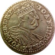 Poland 3 Groschen Johann III Sobieski 1684 C KM# 130 IOAN III D G REX POL M D L R P coin obverse Poland 3 Groschen Johann III Sobieski 1684 C KM# 130 IOAN III D G REX POL M D L R P coin obverse