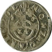 Poland 3 Polker (3 Poltorak - 1 Kruzierz) Sigismund III (16)16 KM# 41 MONE NO REG POLO 2 7 Z 4 coin reverse Poland 3 Polker (3 Poltorak - 1 Kruzierz) Sigismund III (16)16 KM# 41 MONE NO REG POLO 2 7 Z 4 coin reverse