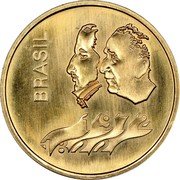 Brazil 300 Cruzeiros (150th Anniversary of Independence. Prova) KM# Pr8 BRAZIL 1822 1972 coin obverse Brazil 300 Cruzeiros (150th Anniversary of Independence. Prova) KM# Pr8 BRAZIL 1822 1972 coin obverse