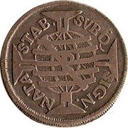 Brazil 320 Reis (Narrow Crown and Mint Mark) KM# 89.2a P SVBQ. SIGN. NATA. STAB coin reverse Brazil 320 Reis (Narrow Crown and Mint Mark) KM# 89.2a P SVBQ. SIGN. NATA. STAB coin reverse