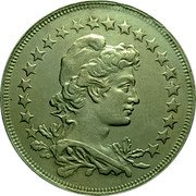 Brazil 400 Reis Liberty. Pattern 1935 KM# Pn282 coin reverse Brazil 400 Reis Liberty. Pattern 1935 KM# Pn282 coin reverse