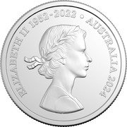 Australia 5 Cents In the name of Elizabeth II. 1st Portrait. Echidna. 2024  BU in Change of Monarch Set ELIZABETH II 1952 - 2022 AUSTRALIA 2024. coin obverse Australia 5 Cents In the name of Elizabeth II. 1st Portrait. Echidna. 2024  BU in Change of Monarch Set ELIZABETH II 1952 - 2022 AUSTRALIA 2024. coin obverse