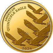 Cook Islands 5 Dollars (Quintuple Eagle. Coat of Arms) WORLD’S FIRST QUINTUPLE EAGLE 2024 coin reverse Cook Islands 5 Dollars (Quintuple Eagle. Coat of Arms) WORLD’S FIRST QUINTUPLE EAGLE 2024 coin reverse