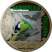 Italy 5 Euro (Koala) REPUBBLICA ITALIANA PETRASSI coin obverse