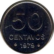 Brazil 50 Centavos (Ox. Without Prova) 50 CENTAVOS 1979 coin reverse Brazil 50 Centavos (Ox. Without Prova) 50 CENTAVOS 1979 coin reverse