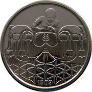 Brazil 50 Centavos (Rendeira. Prova) KM# Pr29 1989 coin reverse
