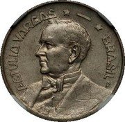 Brazil 50 Centimos Getulio Dornelles Vargas Pattern 1941 KM# Pn331 GETULIO VARGAS BRASIL coin obverse Brazil 50 Centimos Getulio Dornelles Vargas Pattern 1941 KM# Pn331 GETULIO VARGAS BRASIL coin obverse