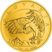 Niue 50 Dollars Charles III Golden Eagle 2024 CM Bullion SLOVAKIA CM MH 1 OZ AU 9999 coin reverse Niue 50 Dollars Charles III Golden Eagle 2024 CM Bullion SLOVAKIA CM MH 1 OZ AU 9999 coin reverse