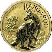 Australia 50 Dollars In the Name of Elizabeth II. Kangaroo 2023 P BU 2023 1/2OZ 9999 GOLD KANGAROO P IJ coin reverse Australia 50 Dollars In the Name of Elizabeth II. Kangaroo 2023 P BU 2023 1/2OZ 9999 GOLD KANGAROO P IJ coin reverse