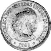 Brazil 500 Reis (1932 Revolution. Private Issue) X# 40 REPUBLICA DOS ESTADOS UNIDOS DO BRAZIL 1863 coin obverse Brazil 500 Reis (1932 Revolution. Private Issue) X# 40 REPUBLICA DOS ESTADOS UNIDOS DO BRAZIL 1863 coin obverse