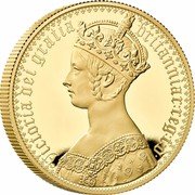 UK 5000 Pounds (Elizabeth II Gothic Crown Portrait.) VICTORIA DEI GRATIA BRITANNIAR REG F D W.W coin reverse UK 5000 Pounds (Elizabeth II Gothic Crown Portrait.) VICTORIA DEI GRATIA BRITANNIAR REG F D W.W coin reverse