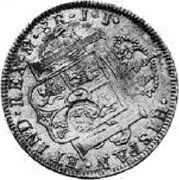 Brazil 8 Reales Countermarked Coinage 1834 X# 25 HISPAN ET IND REX MO 8R JJ coin reverse Brazil 8 Reales Countermarked Coinage 1834 X# 25 HISPAN ET IND REX MO 8R JJ coin reverse