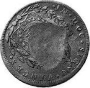 Brazil 80 Reis (Countermark Juliana) X# 80 IN HOC SIGNO VINCES coin reverse Brazil 80 Reis (Countermark Juliana) X# 80 IN HOC SIGNO VINCES coin reverse