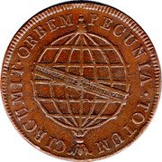 Brazil 80 Reis (Joao Prince Regent) PECUNIA.TOTUM CIRCUMIT. ORBEM coin reverse Brazil 80 Reis (Joao Prince Regent) PECUNIA.TOTUM CIRCUMIT. ORBEM coin reverse
