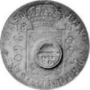 Brazil 960 Reis (1932 Revolution. Private Issues) X# A25.1 1932 C.O. JOANNES D G PORT P REGENS ET BRAS D 960 18 16 coin obverse