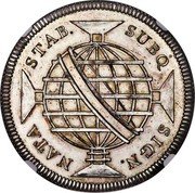 Brazil 960 Reis Joao Prince Regent Pattern 1809 KM# Pn8 SUBQ SIGN. NATA STAB. coin reverse Brazil 960 Reis Joao Prince Regent Pattern 1809 KM# Pn8 SUBQ SIGN. NATA STAB. coin reverse