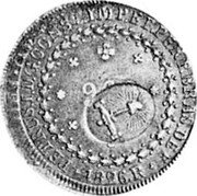 Brazil 960 Reis Republic of Piratini Coin 1835 X# 20 PETRUS.I.D.G.CONST.IMP.ET.PERP.BRAS.DEF 960 1826.R coin obverse Brazil 960 Reis Republic of Piratini Coin 1835 X# 20 PETRUS.I.D.G.CONST.IMP.ET.PERP.BRAS.DEF 960 1826.R coin obverse