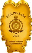Niue Five Dollars Ric Flair Nature Boy. Gold Plated 2023  Proof FIVE DOLLARS PUBLIC SEAL OF NIUE ATUA NIUE TUKULAGI 2023 2 OZ 999 FINE SILVER ©CELEBRITY MINT coin obverse Niue Five Dollars Ric Flair Nature Boy. Gold Plated 2023  Proof FIVE DOLLARS PUBLIC SEAL OF NIUE ATUA NIUE TUKULAGI 2023 2 OZ 999 FINE SILVER ©CELEBRITY MINT coin obverse