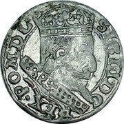 Poland Groschen Sigismund III 1607 KM# 5 SIG III D G REX PO M D L coin obverse Poland Groschen Sigismund III 1607 KM# 5 SIG III D G REX PO M D L coin obverse