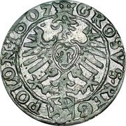 Poland Groschen Sigismund III 1607 KM# 5 GROSVS REG POLON 1607 coin reverse Poland Groschen Sigismund III 1607 KM# 5 GROSVS REG POLON 1607 coin reverse