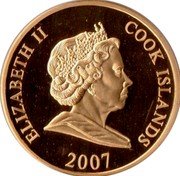 Cook Islands One Dollar Elizabeth II William IV 2007  ELIZABETH II COOK ISLANDS 2007 coin obverse Cook Islands One Dollar Elizabeth II William IV 2007  ELIZABETH II COOK ISLANDS 2007 coin obverse