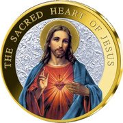 Niue One Dollar (The Sacred Hearth of Jesus) PUBLIC SEAL OF NIUE ATUA NIUE TUKULAGI ONE DOLLAR 2023 coin obverse Niue One Dollar (The Sacred Hearth of Jesus) PUBLIC SEAL OF NIUE ATUA NIUE TUKULAGI ONE DOLLAR 2023 coin obverse