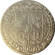 Poland Ort Sigismund III 1618 KM# 32 SAMLIV NE N SVE GOT VAD O HRI R coin reverse Poland Ort Sigismund III 1618 KM# 32 SAMLIV NE N SVE GOT VAD O HRI R coin reverse