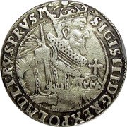 Poland Ort Sigismund III 1624 KM# 37 SIGIS III D G REX POL M D LI RVS PRVS M coin obverse Poland Ort Sigismund III 1624 KM# 37 SIGIS III D G REX POL M D LI RVS PRVS M coin obverse