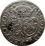 Poland Solidus (Szelag, Schilling) Sigismund III 1601 M KM# 4 SOLID REG POLO 16 01 M coin reverse Poland Solidus (Szelag, Schilling) Sigismund III 1601 M KM# 4 SOLID REG POLO 16 01 M coin reverse