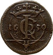 Poland Solidus (Szelag, Schilling) Johann Casimir 1650 KM# 84 JCR 16 50 coin obverse Poland Solidus (Szelag, Schilling) Johann Casimir 1650 KM# 84 JCR 16 50 coin obverse