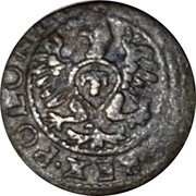 Poland Solidus (Szelag, Schilling) (Sigismund III) KM# 16 ...REX POLONI coin obverse Poland Solidus (Szelag, Schilling) (Sigismund III) KM# 16 ...REX POLONI coin obverse