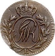 Poland 1/2 Grossus Frederick William II 1796 B C# 2 FRW coin obverse Poland 1/2 Grossus Frederick William II 1796 B C# 2 FRW coin obverse