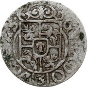 Poland 1/24 Thaler Gustavus Adolphus 1632 KM# 42 GVS ADO 3 D G REX S coin obverse Poland 1/24 Thaler Gustavus Adolphus 1632 KM# 42 GVS ADO 3 D G REX S coin obverse