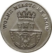 Poland 10 Groszy Krakow City Coin 1835 C# 12 WOLNE MIASTO KRAKOW coin obverse Poland 10 Groszy Krakow City Coin 1835 C# 12 WOLNE MIASTO KRAKOW coin obverse