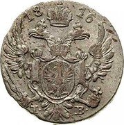 Poland 10 Groszy Alexander I 1816 IB C# 97 1825 I B coin obverse Poland 10 Groszy Alexander I 1816 IB C# 97 1825 I B coin obverse