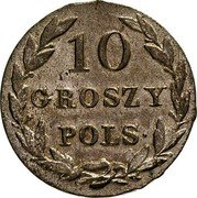 Poland 10 Groszy Nicholas I 1828 FH C# 113 10 GROSZY POLS coin reverse Poland 10 Groszy Nicholas I 1828 FH C# 113 10 GROSZY POLS coin reverse
