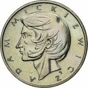 Poland 10 Zlotych Adam Mickiewicz 1976 MW Y# 74 ADAM MICKIEWICZ coin reverse Poland 10 Zlotych Adam Mickiewicz 1976 MW Y# 74 ADAM MICKIEWICZ coin reverse