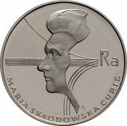 Poland 100 Zlotych 40th Anniversary of the Death of Maria Sklodowska Curie 1974 MW Proof Y# 71 RA AJ MARIA SKŁODOWSKA CURIE coin reverse Poland 100 Zlotych 40th Anniversary of the Death of Maria Sklodowska Curie 1974 MW Proof Y# 71 RA AJ MARIA SKŁODOWSKA CURIE coin reverse