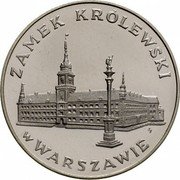 Poland 100 Zlotych Royal Castle in Warsaw 1975 MW Proof Y# 76 ZAMEK KRÓLEWSKI W WARSZAWIE coin reverse Poland 100 Zlotych Royal Castle in Warsaw 1975 MW Proof Y# 76 ZAMEK KRÓLEWSKI W WARSZAWIE coin reverse