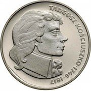 Poland 100 Zlotych 230th Anniversary of the Birth of Tadeusz Kosciuszko 1976 MW Proof Y# 82 TADEUSZ KOŚCIUSZKO 1746 1817 coin reverse Poland 100 Zlotych 230th Anniversary of the Birth of Tadeusz Kosciuszko 1976 MW Proof Y# 82 TADEUSZ KOŚCIUSZKO 1746 1817 coin reverse