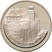 Poland 100 Zlotych Wawel Castle of Krakow 1977 MW Proof Y# 91 ZAMEK KRÓLEWSKI NA WAWELU coin reverse