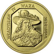 Poland 100 Zlotych Wladyslaw IV Vasa 1999 Proof Y# 371 WŁADYSŁAW IV WAZA 1632-1648 coin reverse