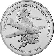 Poland 100000 Zlotych Poles on the Fronts of WWII. Battle of Britain 1991 Proof Y# 239 ŻOŁNIERZ POLSKI NA FRONTACH II WOJNY ŚWIATOWEJ BITWA O ANGLIĘ 1940 coin reverse Poland 100000 Zlotych Poles on the Fronts of WWII. Battle of Britain 1991 Proof Y# 239 ŻOŁNIERZ POLSKI NA FRONTACH II WOJNY ŚWIATOWEJ BITWA O ANGLIĘ 1940 coin reverse