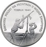 Poland 100000 Zlotych Poles on the Fronts of WWII. Siege of Tobruk 1991 Proof Y# 238 ŻOŁNIERZ POLSKI NA FRONTACH II WOJNY ŚWIATOWEJ TOBRUK 1941 coin reverse Poland 100000 Zlotych Poles on the Fronts of WWII. Siege of Tobruk 1991 Proof Y# 238 ŻOŁNIERZ POLSKI NA FRONTACH II WOJNY ŚWIATOWEJ TOBRUK 1941 coin reverse
