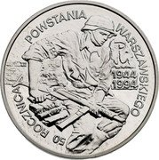 Poland 100000 Zlotych 50th Anniversary of the Warsaw Uprising 1994 Proof Y# 268 50 ROCZNICA POWSTANIA WARSZAWSKIEGO 1944 1994 coin reverse Poland 100000 Zlotych 50th Anniversary of the Warsaw Uprising 1994 Proof Y# 268 50 ROCZNICA POWSTANIA WARSZAWSKIEGO 1944 1994 coin reverse
