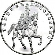 Poland 100000 Zlotych Tadeusz Kosciuszko 1990 Proof Y# 200 TADEUSZ KOŚCIUSZKO coin reverse Poland 100000 Zlotych Tadeusz Kosciuszko 1990 Proof Y# 200 TADEUSZ KOŚCIUSZKO coin reverse